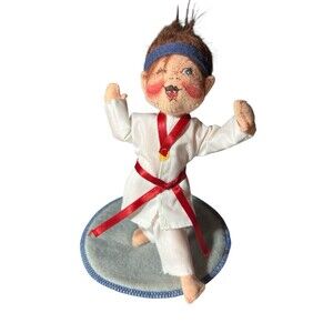 Vintage  Annalee Doll Karate Boy 1997 USA 7"